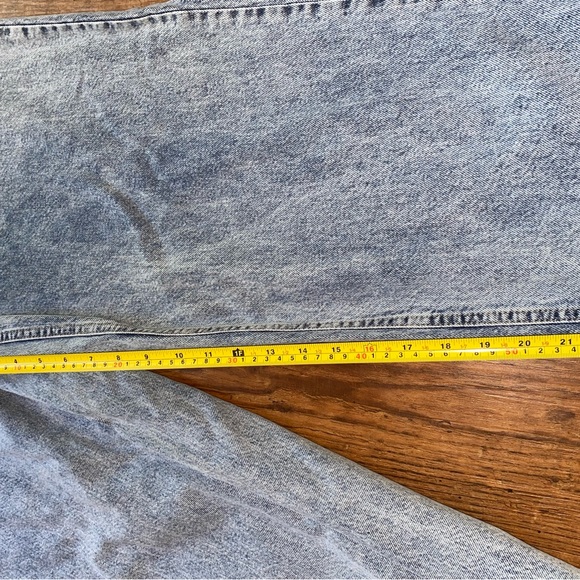 Tie Cuff Denim Jogger Mid-Blue - Picture 6 of 6